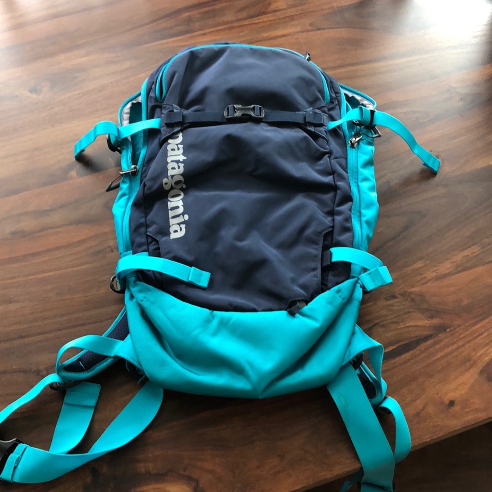 Patagonia Navy and Teal Hiking Backpack